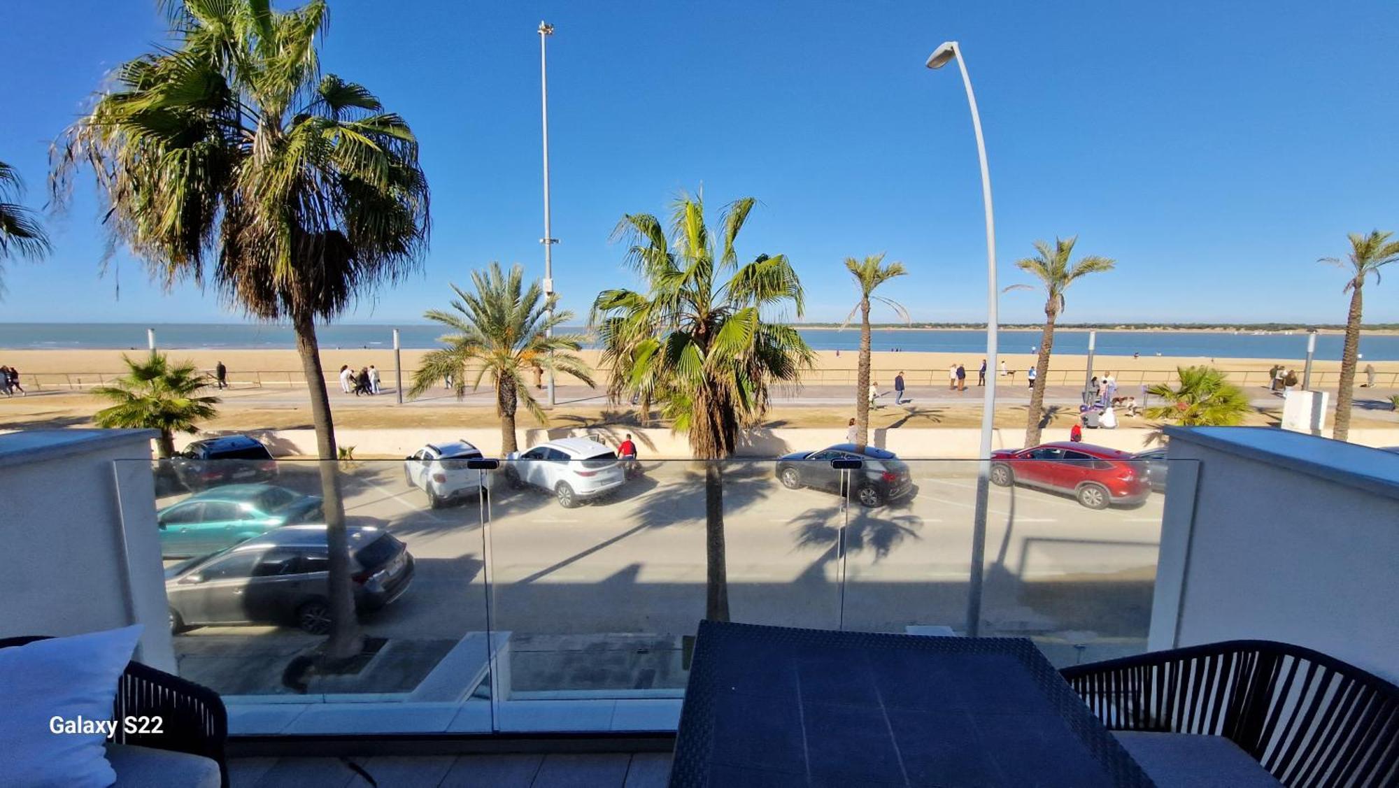 Ferienwohnung Boutelou Playa Con Vistas Al Mar Sanlúcar de Barrameda Exterior foto