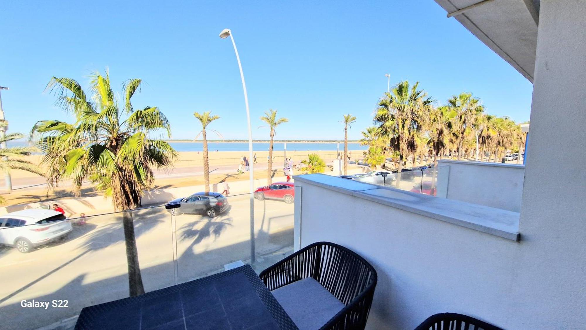 Ferienwohnung Boutelou Playa Con Vistas Al Mar Sanlúcar de Barrameda Exterior foto